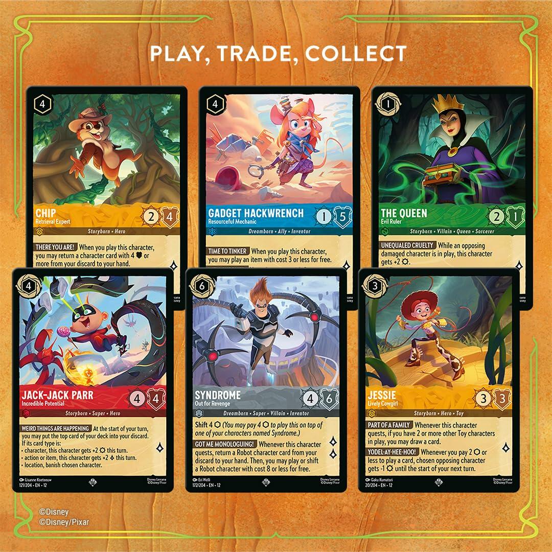 Ravensburger Disney Lorcana TCG: Wilds Unknown Single Booster Pack - 12 Cards - Packaging May Vary - Ideal for Ages 8+
