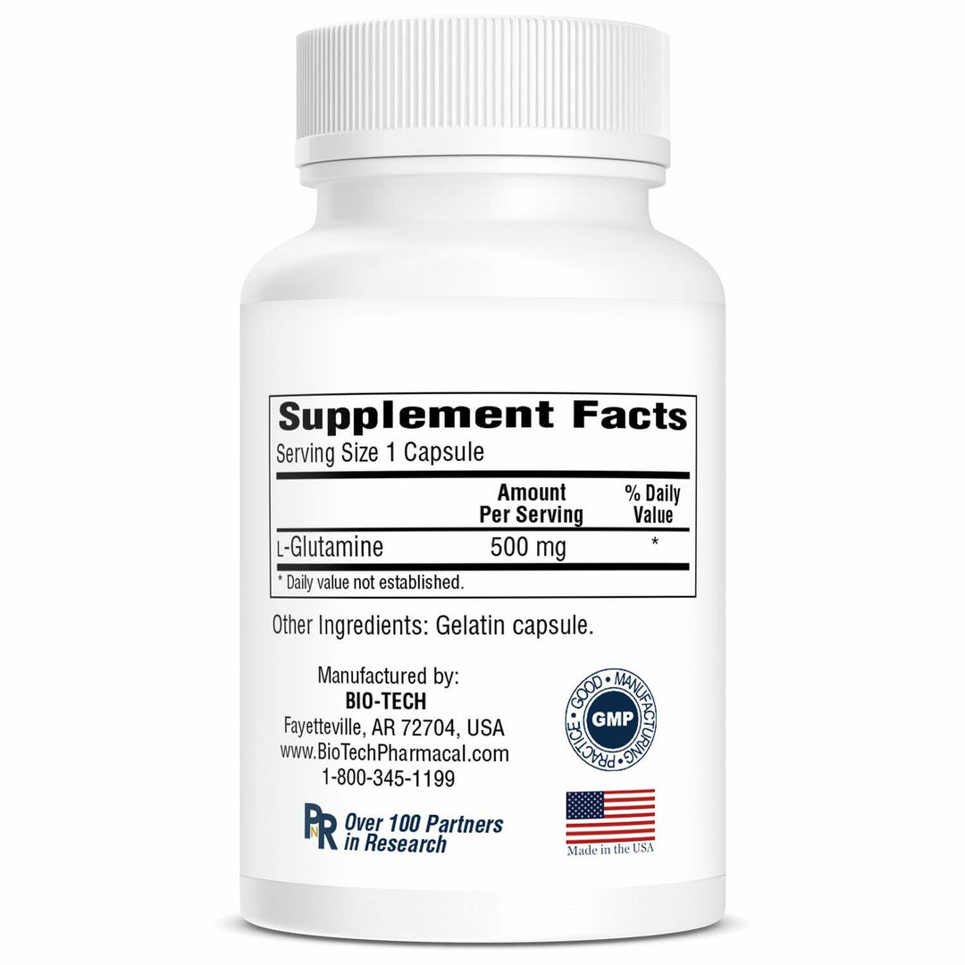 BioTech Pharmacal - Glutamine - 100 Count