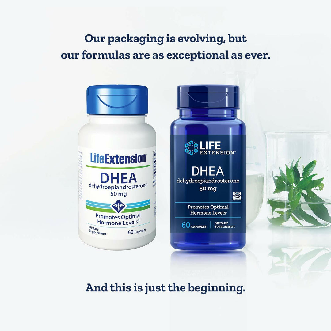Life Extension, DHEA 50 Mg, 60-Capsules (2 Pack)
