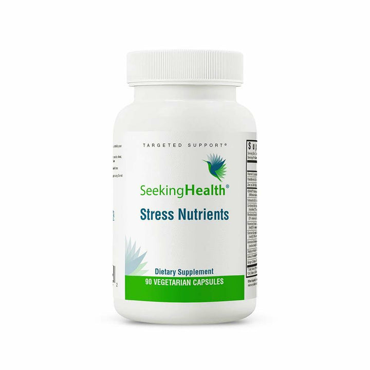 Seeking Health Stress Nutrients, Formerly Adrenal Nutrients, Adrenal Support Supplement, Healthy Cortisol Regulation and Normal Stress Response Support (90 Capsules)*
