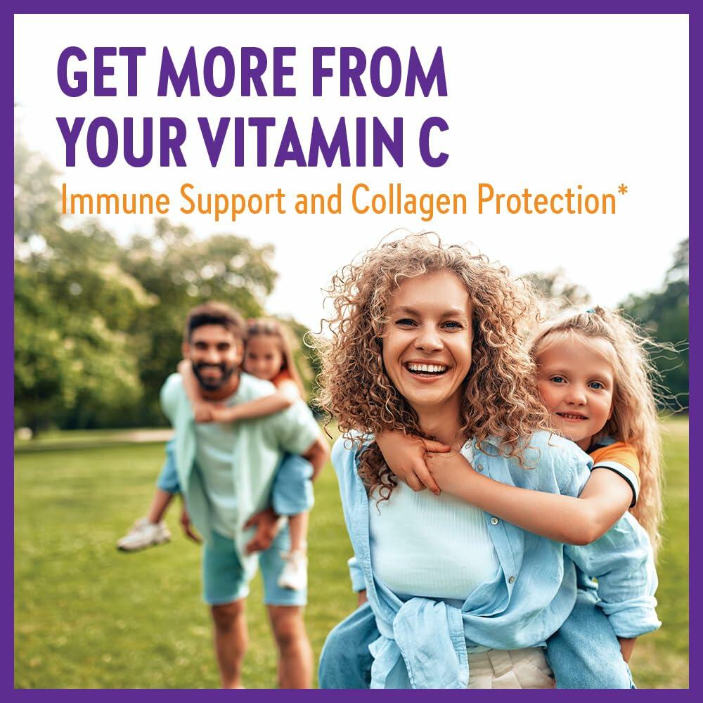New Chapter Fermented Vitamin C + Elderberry, ONE Daily for Immune Support &amp; Collagen Protection, Made with Organic Herbs, Certified Vegan, Gluten Free, 60 Count
