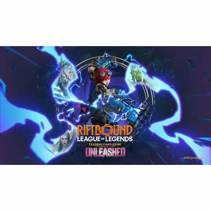 Riftbound: League of Legends TCG Unleashed - Booster Display - 24 Booster Packs (14 Cards Ea), Deck-Building Trading Card Game, Randomly Assorted
