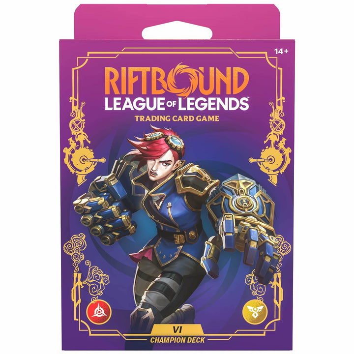Riftbound: League of Legends TCG Unleashed - Champion Deck: Vi - Ready-to-Play Character, Trading Card Game, Battle Deck-Building, Lots of Punching