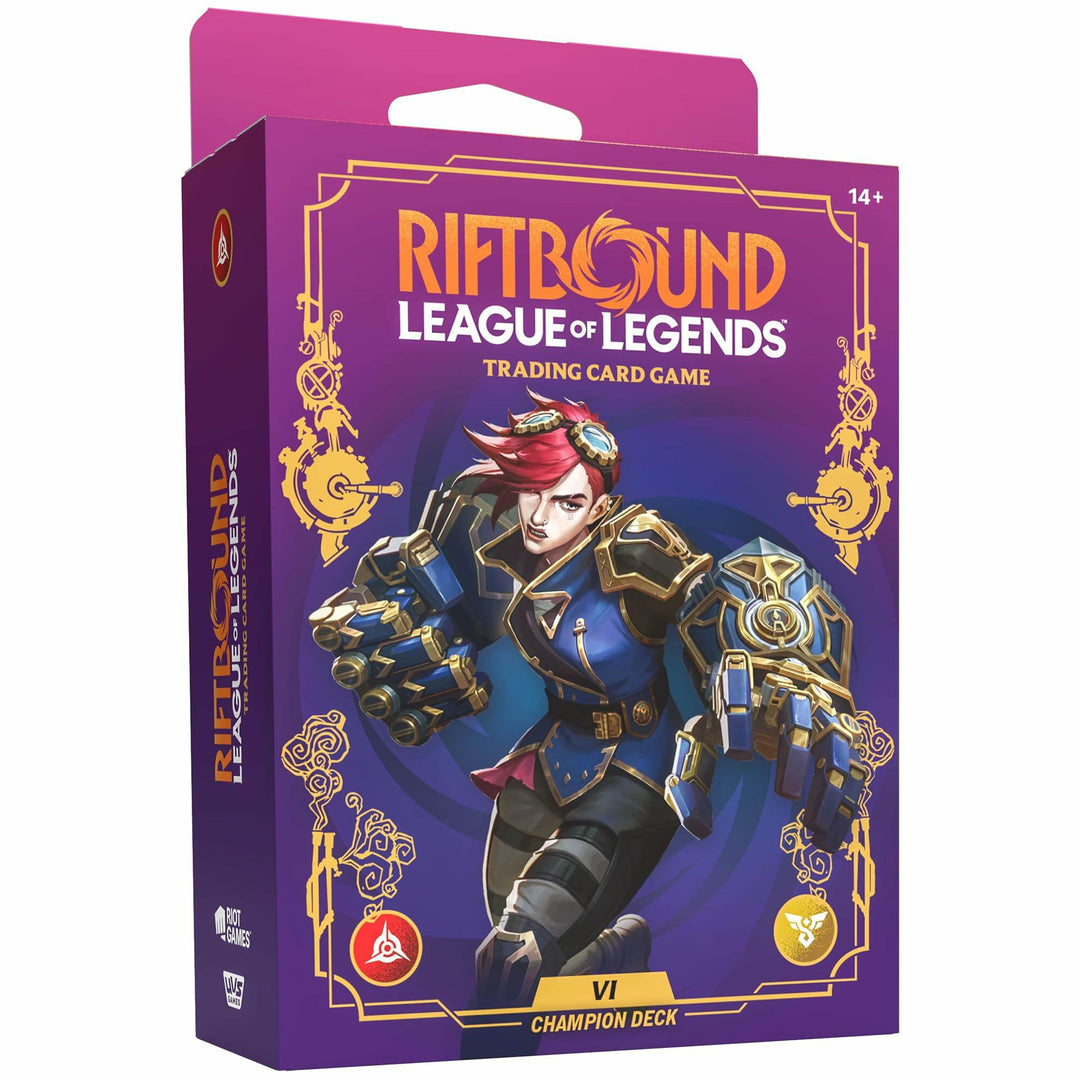 Riftbound: League of Legends TCG Unleashed - Champion Deck: Vi - Ready-to-Play Character, Trading Card Game, Battle Deck-Building, Lots of Punching