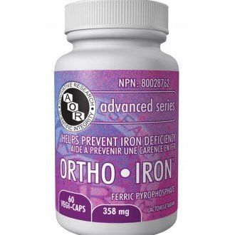 Ortho Iron (60 VeggieCaps) Brand: A.O.R Advanced Orthomolecular Research by Advanced Orthomolecular Research - The Oasis of Health