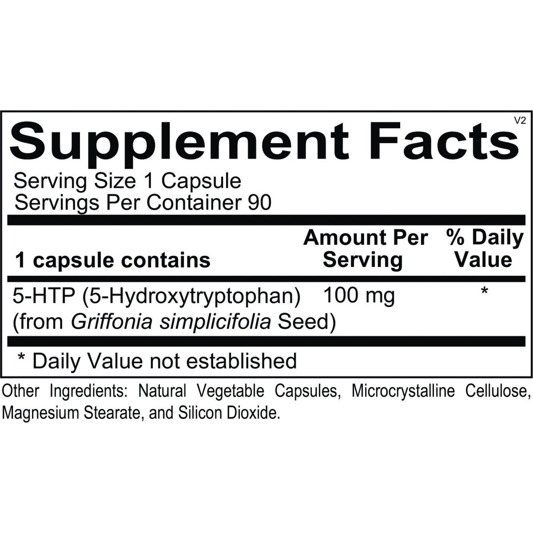 Ortho Molecular 5 - HTP 100mg 90 Cap - The Oasis of Health