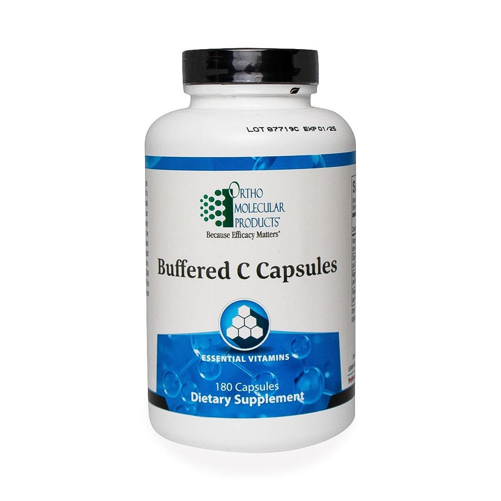 Ortho Molecular Buffered C Capsules 180 Count - The Oasis of Health