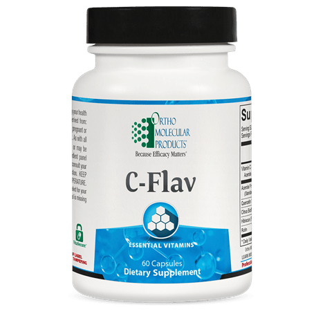 Ortho Molecular C - Flav 60 Capsules - The Oasis of Health