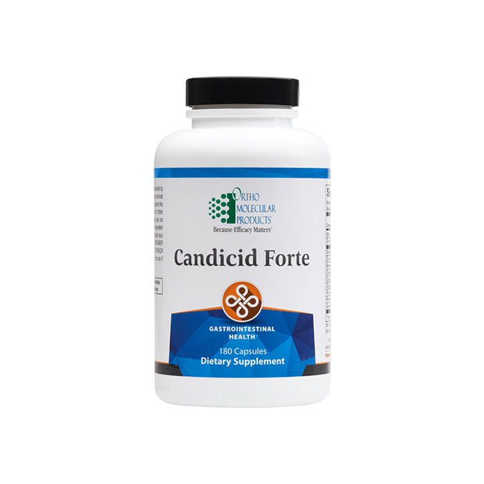 Ortho Molecular Candicid Forte 180 Capsules - The Oasis of Health