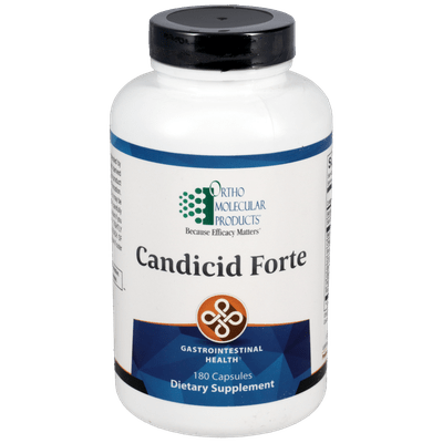 Ortho Molecular Candicid Forte 180 Capsules - The Oasis of Health
