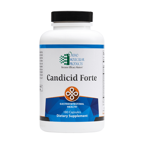 Ortho Molecular Candicid Forte 180 Capsules - The Oasis of Health