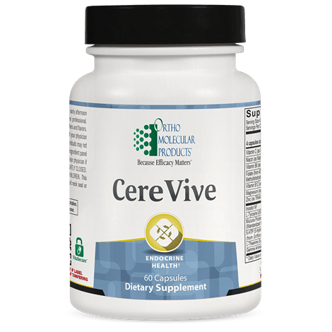 Ortho Molecular CereVive 120 Capsules - The Oasis of Health