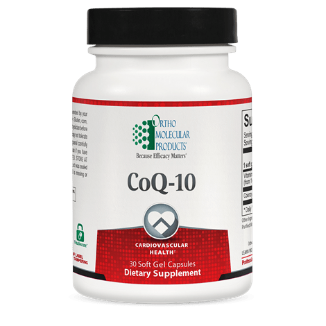 Ortho Molecular CoQ - 10 100 mg 30 Softgels - The Oasis of Health