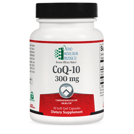 Ortho Molecular - CoQ - 10 300 MG - 30 Capsules - The Oasis of Health