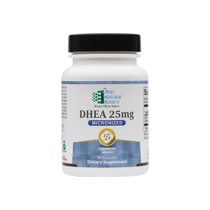 Ortho Molecular DHEA 25mg Micronized 90 Capsules - The Oasis of Health