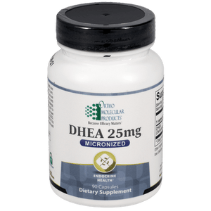 Ortho Molecular DHEA 25mg Micronized 90 Capsules - The Oasis of Health