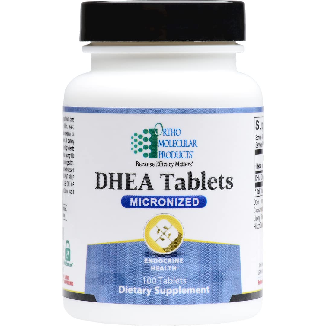 Ortho Molecular DHEA Tablets (Micronized) - 5mg, 100 Tablets - The Oasis of Health