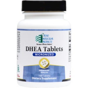 Ortho Molecular DHEA Tablets (Micronized) - 5mg, 100 Tablets - The Oasis of Health