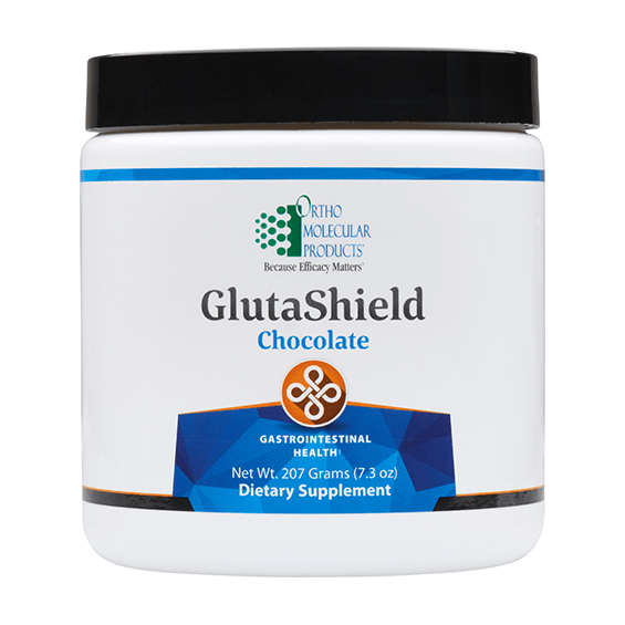 Ortho Molecular GlutaShield Chocolate 7.3oz 207 Grams - The Oasis of Health
