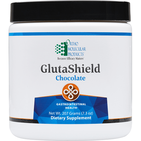 Ortho Molecular GlutaShield Chocolate 7.3oz 207 Grams - The Oasis of Health