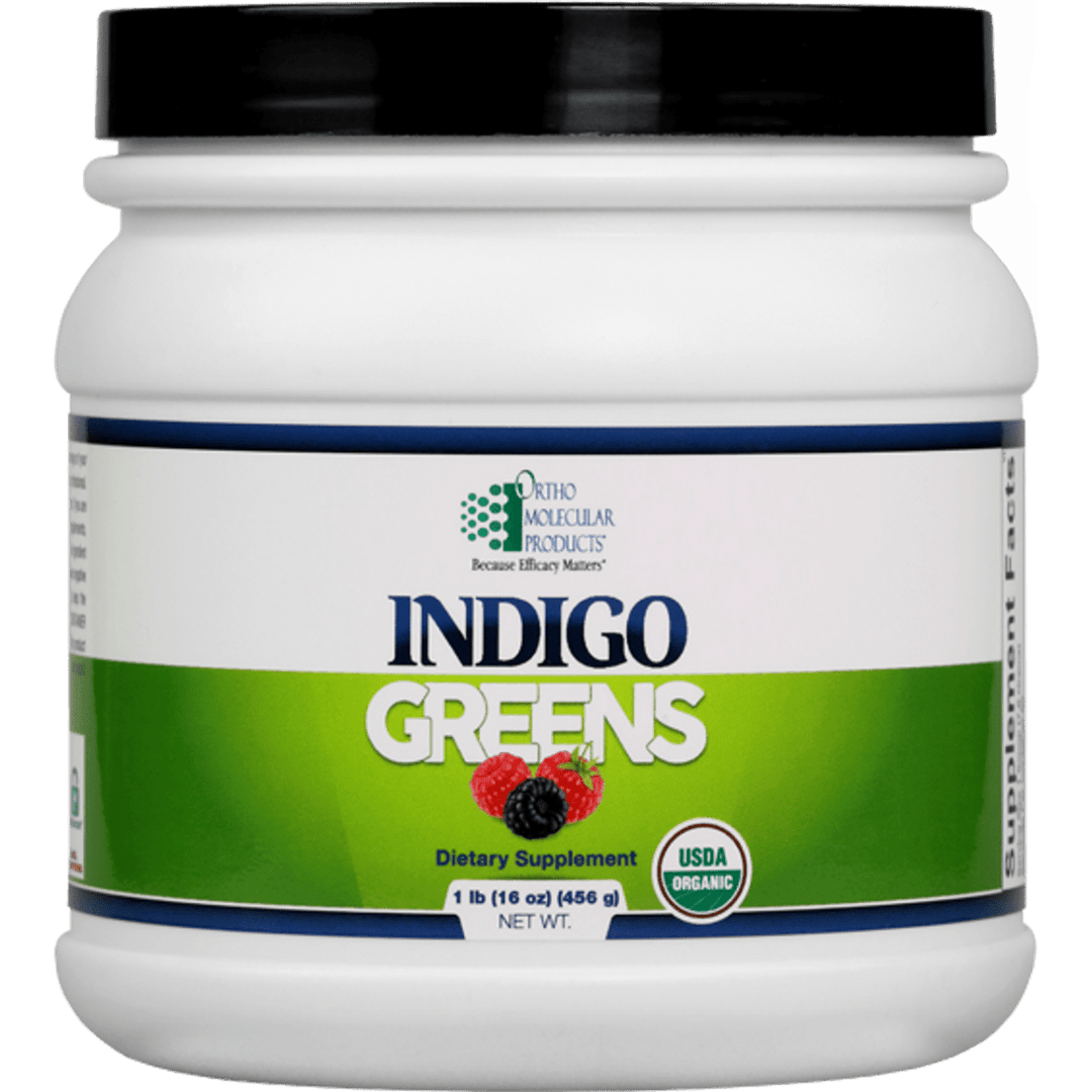 Ortho Molecular Indigo Greens Powder 60 Servings - The Oasis of Health