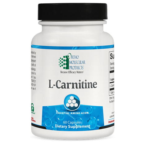 Ortho Molecular L - Carnitine 120 Capsules - The Oasis of Health