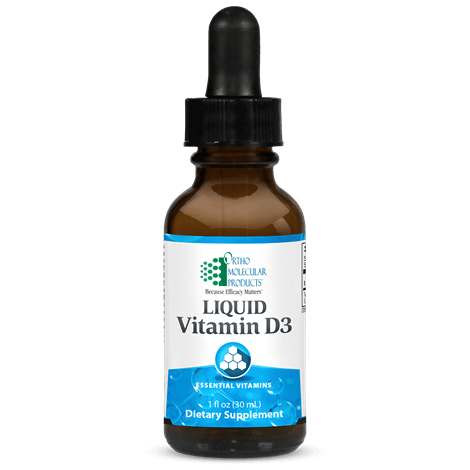 Ortho Molecular Liquid Vitamin D3 1,000 IU 1oz - The Oasis of Health