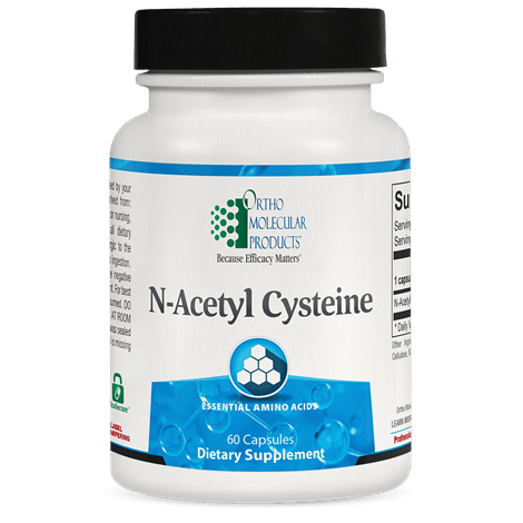 Ortho Molecular N - Acetyl Cysteine 60 Capsules - The Oasis of Health