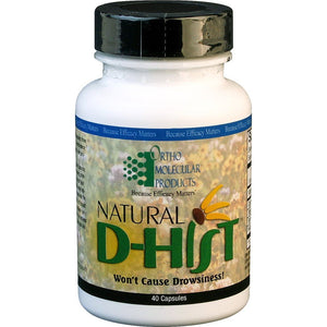 Ortho Molecular Natural D Hist 40 caps - The Oasis of Health