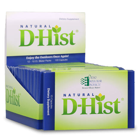 Ortho Molecular Natural D - Hist Blister Pack 10 Capsules - 10 Pack - The Oasis of Health
