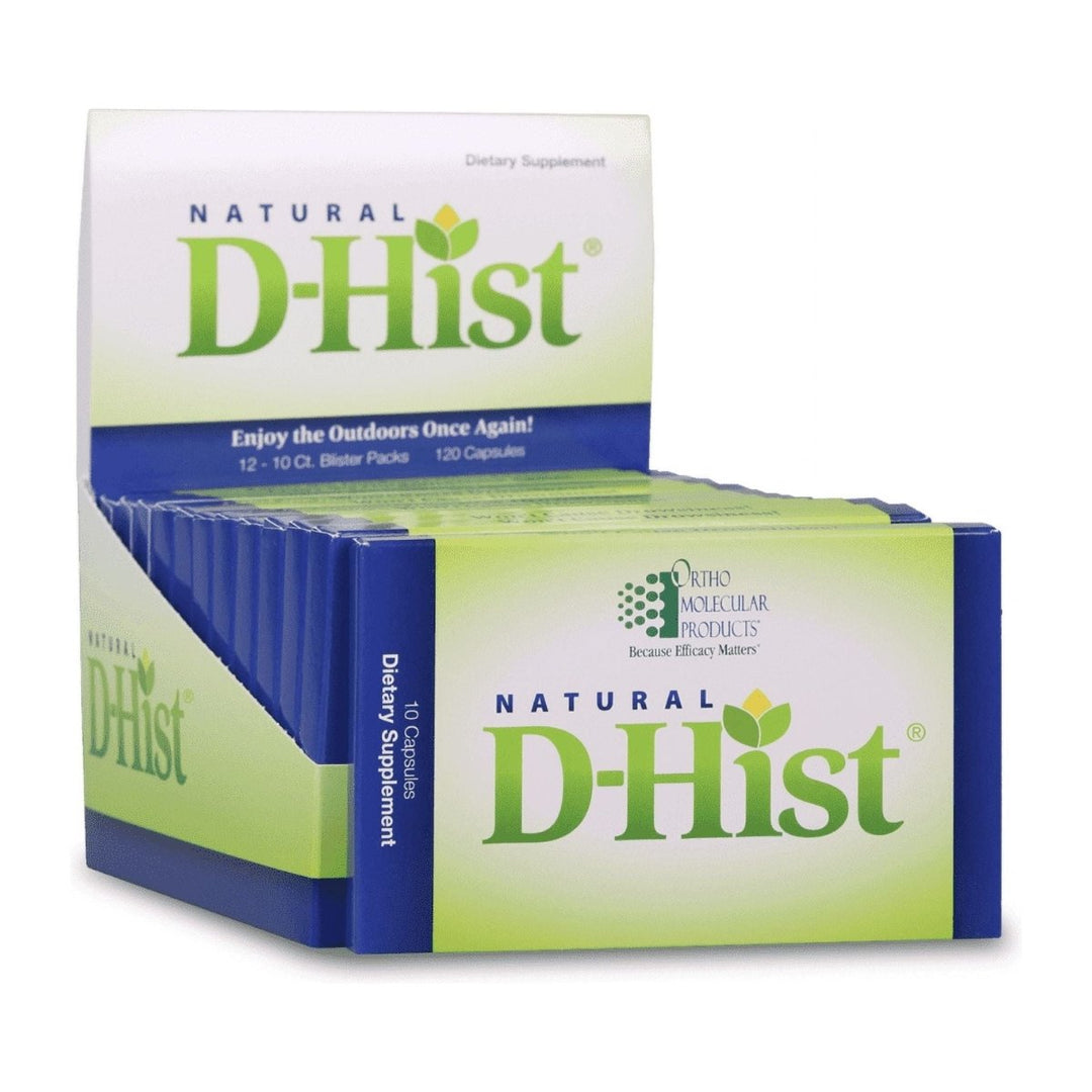 Ortho Molecular Natural D-Hist Blister Pack 10 Capsules - 12 Pack – The ...