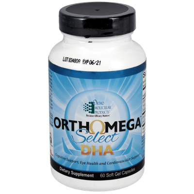 Ortho Molecular OrthoMega Select DHA 60 Softgels - The Oasis of Health