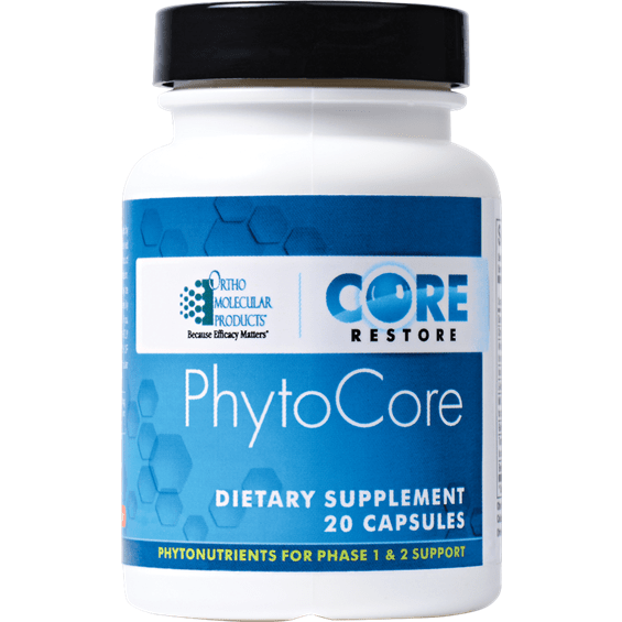 Ortho Molecular PhytoCore 20 Capsules - The Oasis of Health