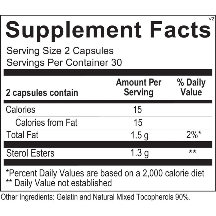 Ortho Molecular Product Plant Sterols - 60 Capsules - The Oasis of Health