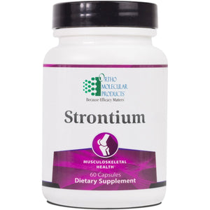 Ortho Molecular Product Strontium - 60 Capsules - The Oasis of Health