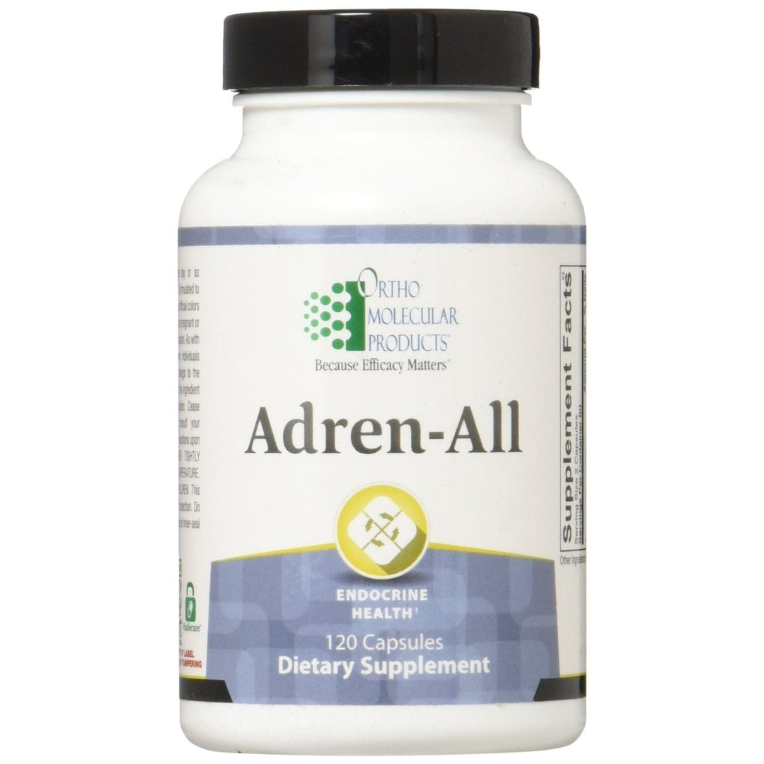 Ortho Molecular Products Adren - All Capsules, 120 Count - The Oasis of Health