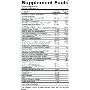 Ortho Molecular Products Alpha Base Capsules with Iron, 240 Count - The Oasis of Health