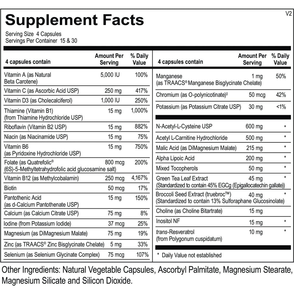 Ortho Molecular Products, Mitocore, 120 Capsules - The Oasis of Health