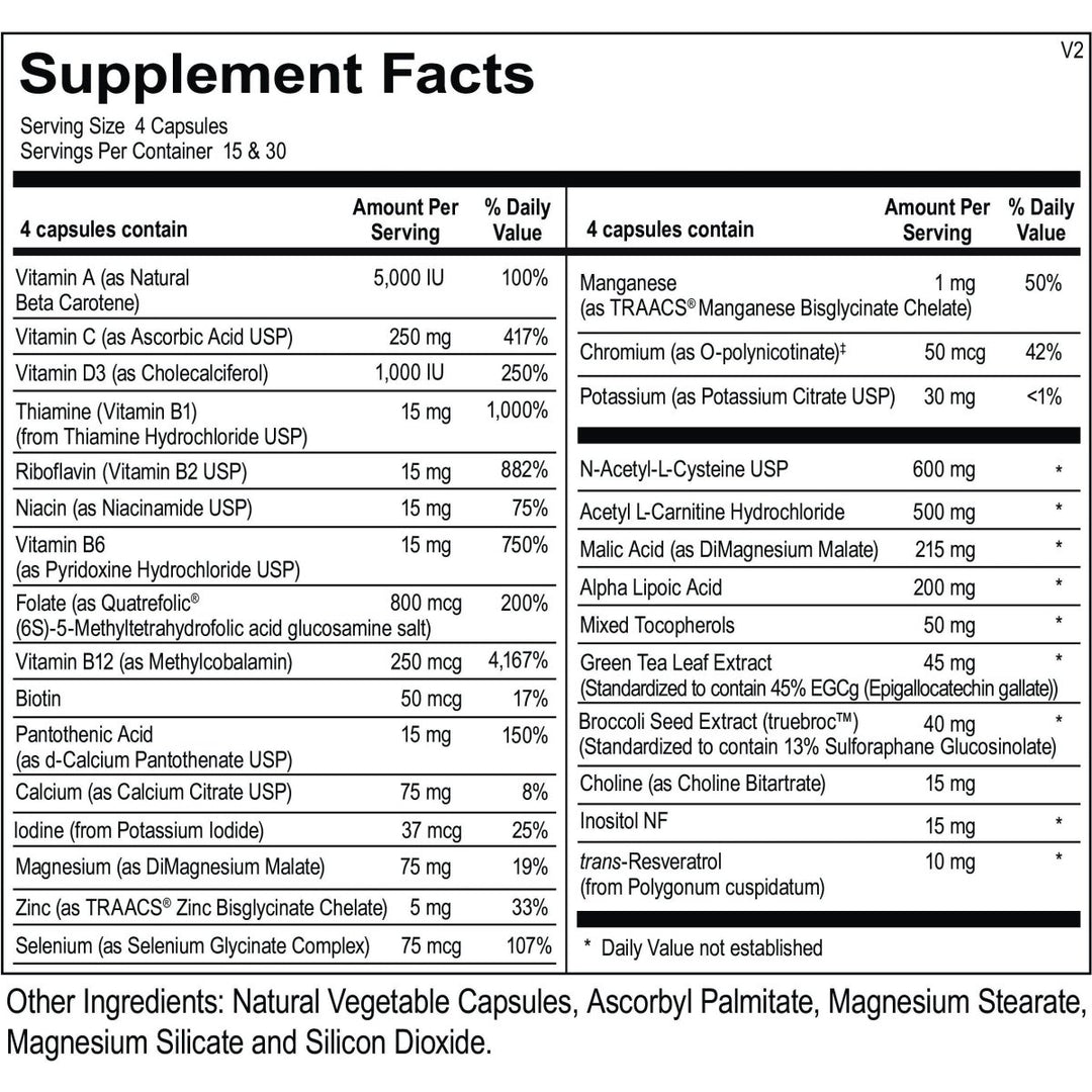 Ortho Molecular Products, Mitocore, 120 Capsules - The Oasis of Health