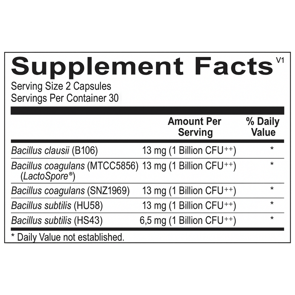 Ortho Molecular Products Ortho Spore Complete 60 count - The Oasis of Health