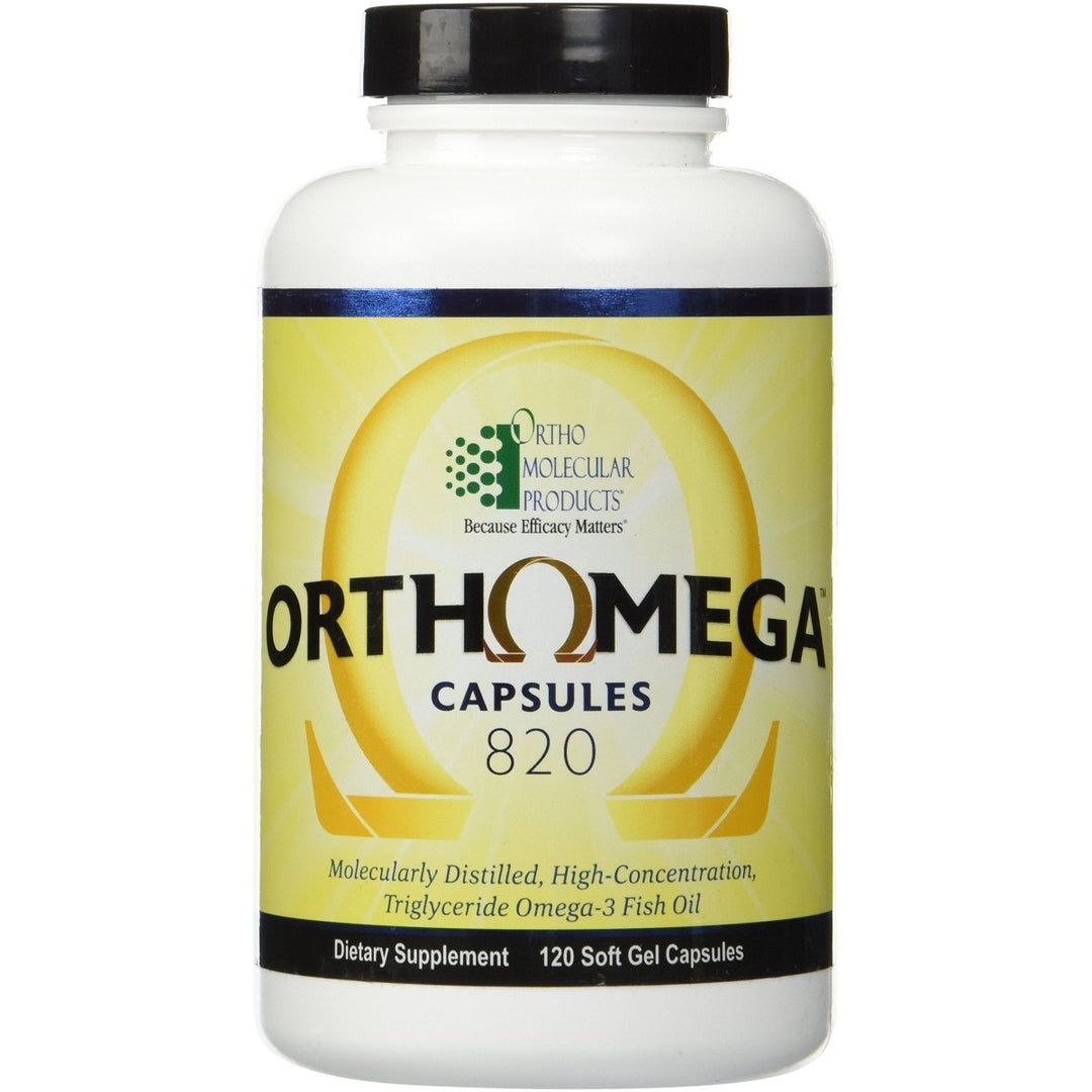 Ortho Molecular Products Orthomega 820 - 120 Soft Gel Capsules - The Oasis of Health
