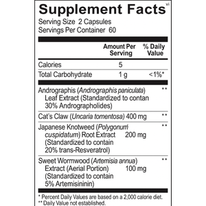 Ortho Molecular Products Phytocidal Immune Support 120 Count - The Oasis of Health