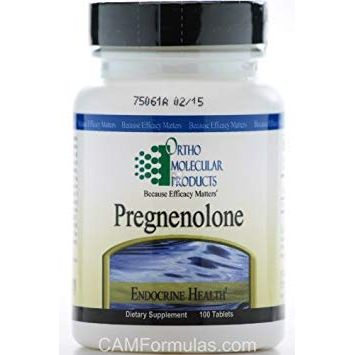 Ortho Molecular Products - Pregnenolone - 100 Tablet(s) - The Oasis of Health