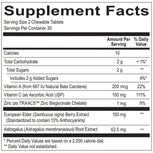 Ortho Molecular Products ViraKid 60 tabs - The Oasis of Health