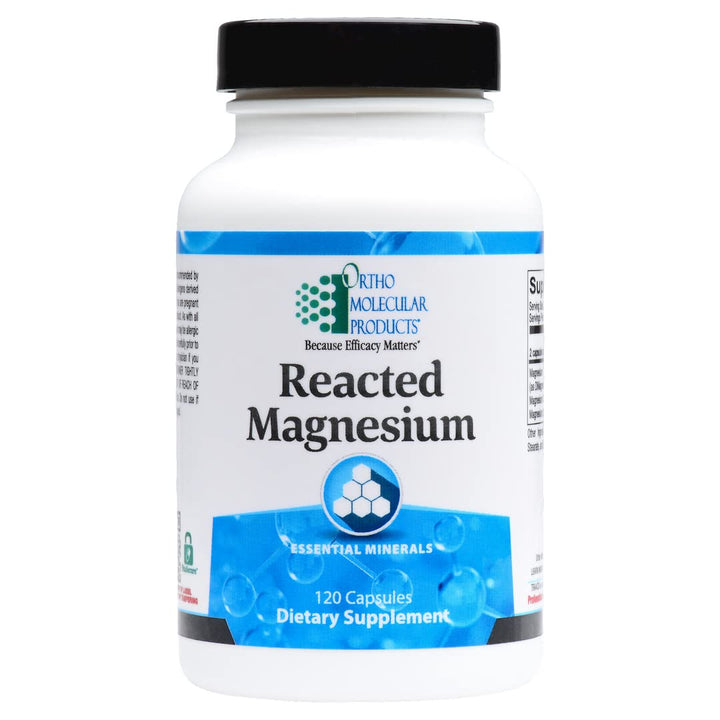 Ortho Molecular - Reacted Magnesium - 120 Capsules - The Oasis of Health