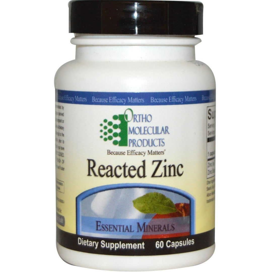 Ortho Molecular Reacted Zinc 60 Capsules - The Oasis of Health