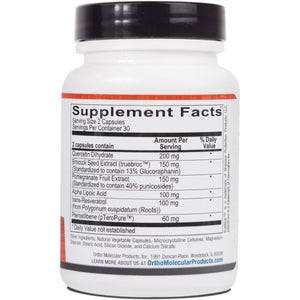 Ortho Molecular - Resvoxitrol - 60 Capsules - The Oasis of Health