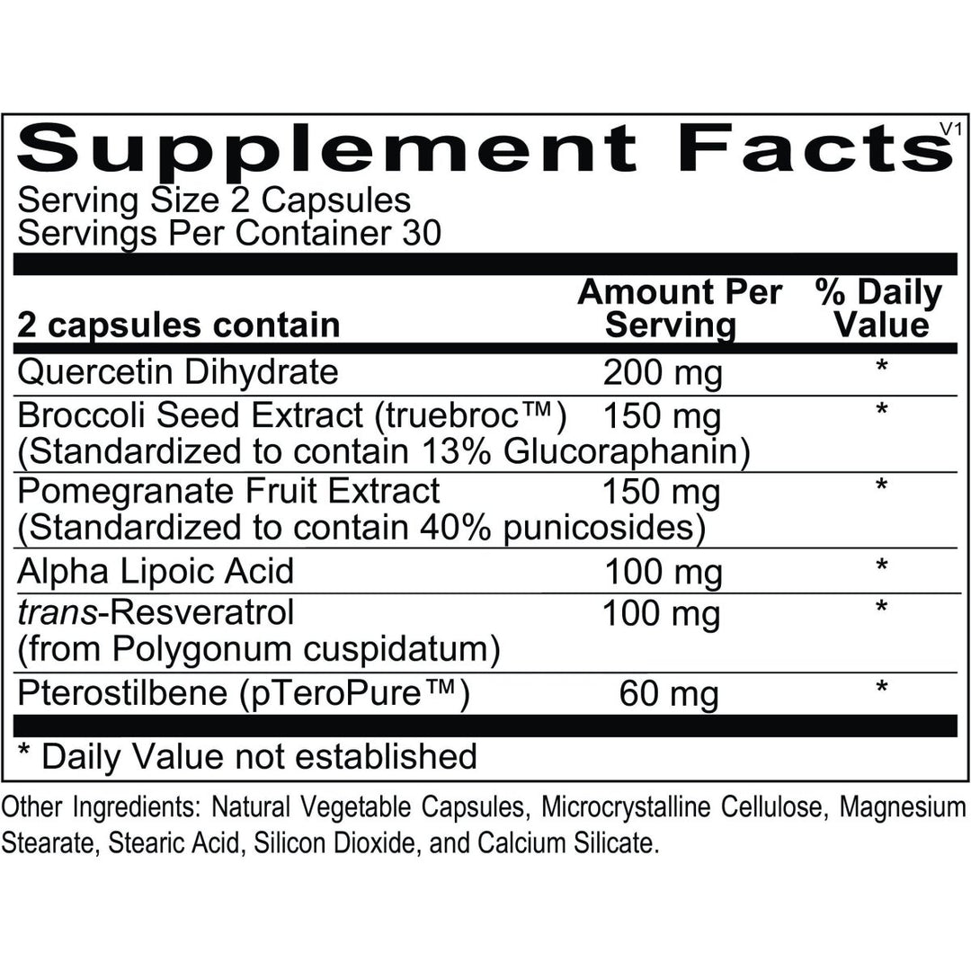 Ortho Molecular - Resvoxitrol - 60 Capsules - The Oasis of Health