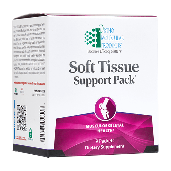 Ortho Molecular Soft Tissue Support Pack 9 Packets - The Oasis of Health