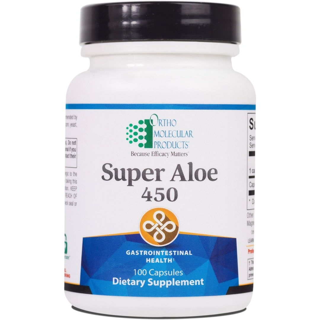 Ortho Molecular - Super Aloe 450 - 100 Capsules - The Oasis of Health
